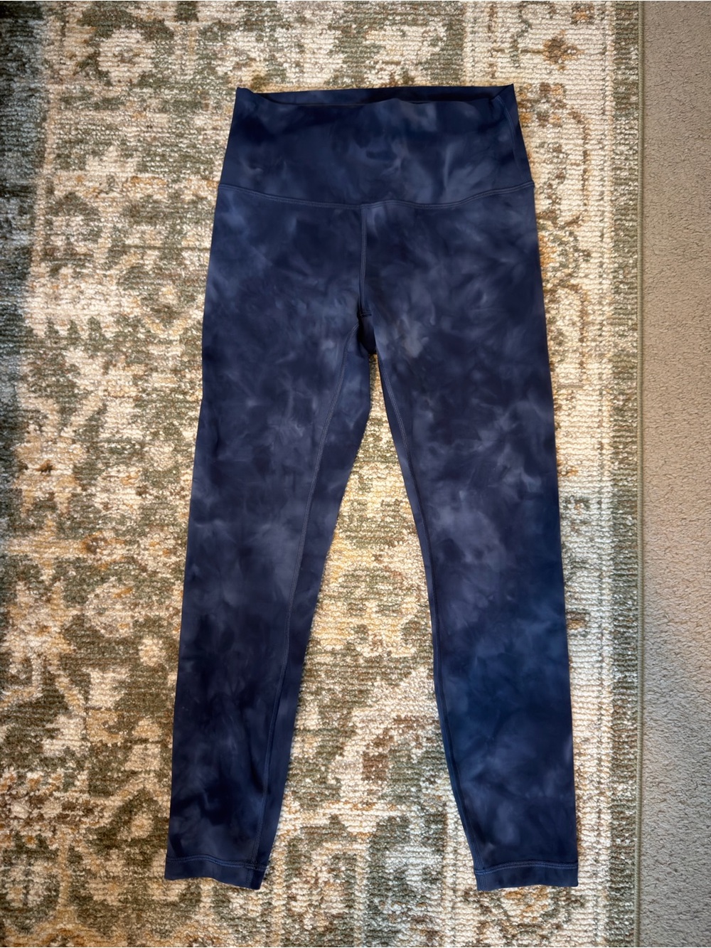 Lululemon Wunder Train High-Rise Tight 25” in Diamond Dye Shade Blue - Like New